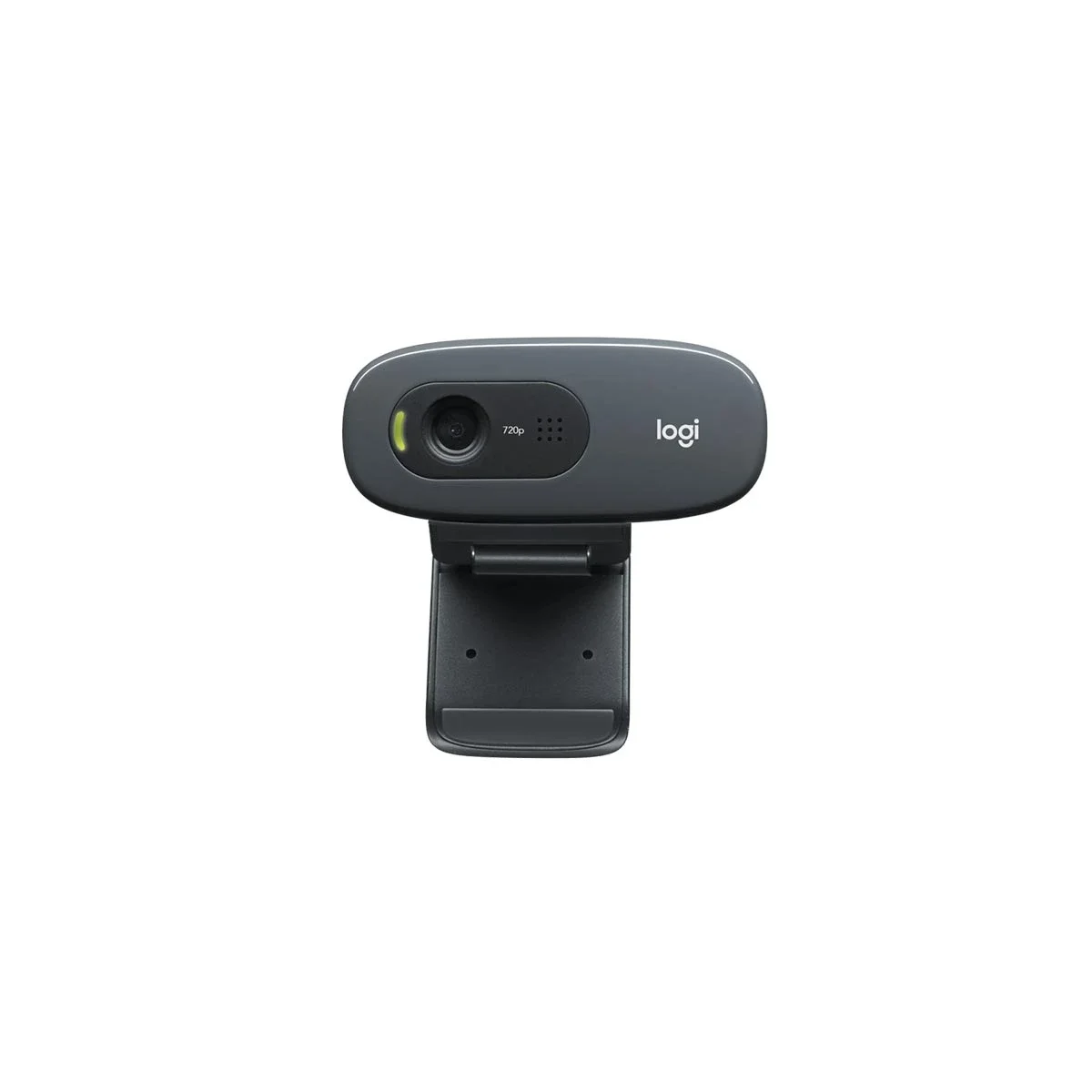Logitech C270 HD 720p Webcam with Built-In Mic, USB 2.0