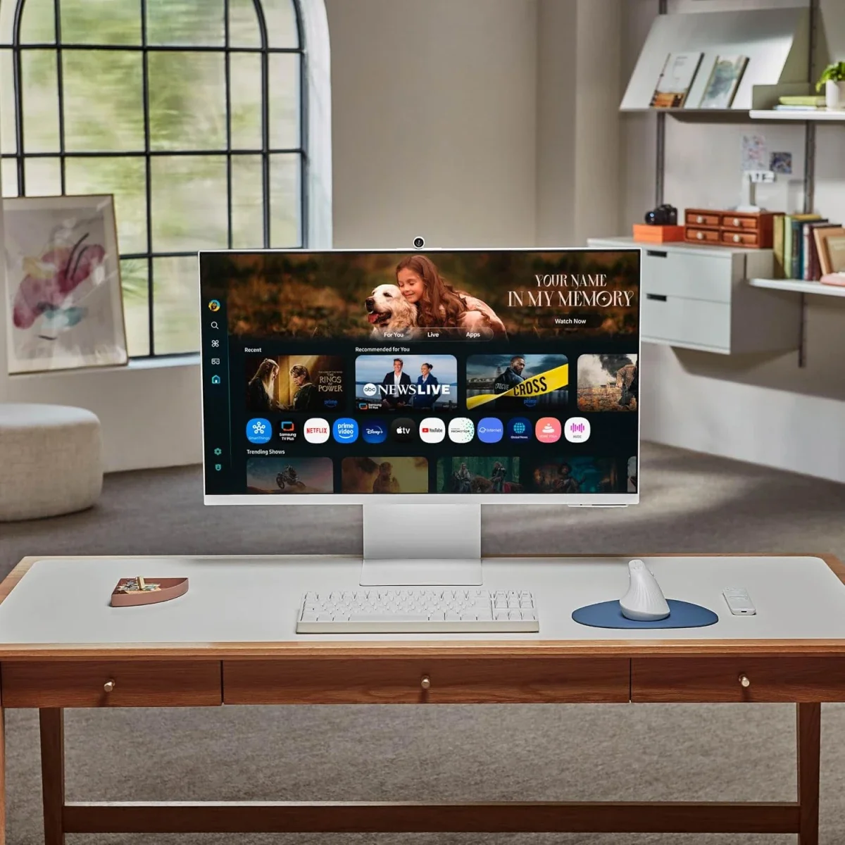 Samsung M8 M80F 32-inch 4K UHD Smart Monitor with Vision AI - Warm White - Thumbnail 22