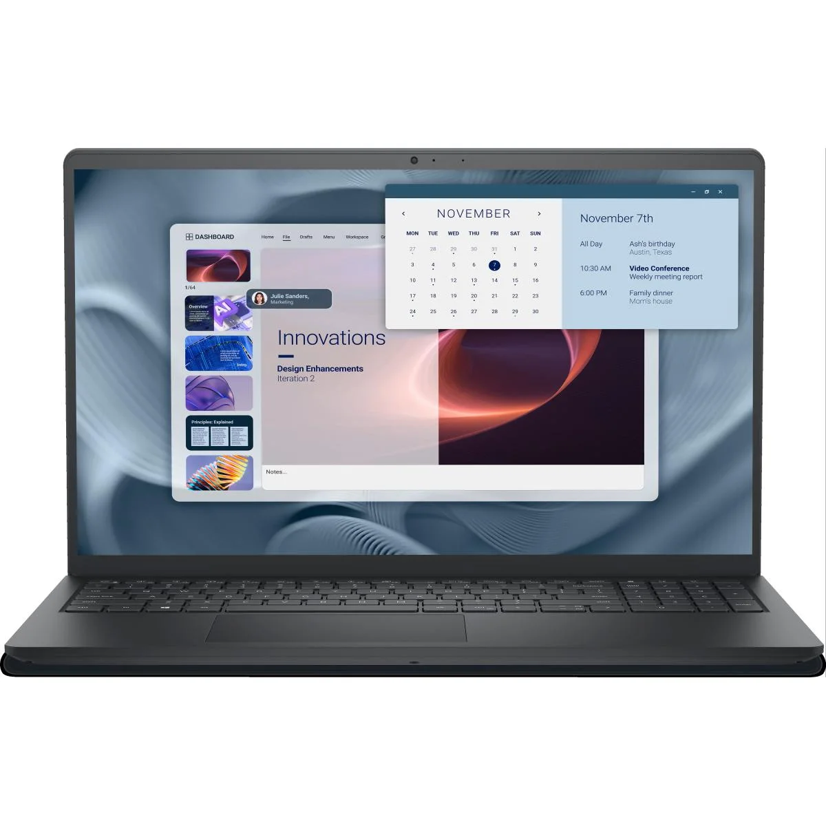Dell Pro 15 Essential PV15250M 15.6-inch FHD 120Hz Business Laptop, Intel Core 3 100U, 8GB RAM, 512GB NVMe SSD