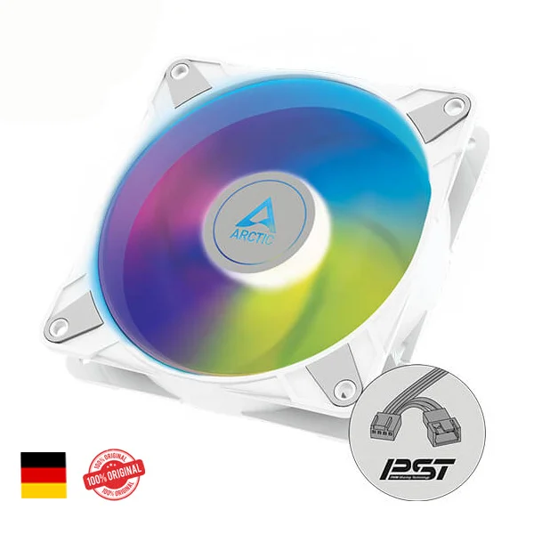 ARCTIC P12 PWM PST A-RGB 120mm Case Fan with Cable Splitter