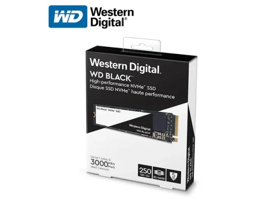 قرص SSD Western Digital WD Black SN750 بسعة 250GB NVMe M.2 2280 PCIe 3.0 x4 - Image 3