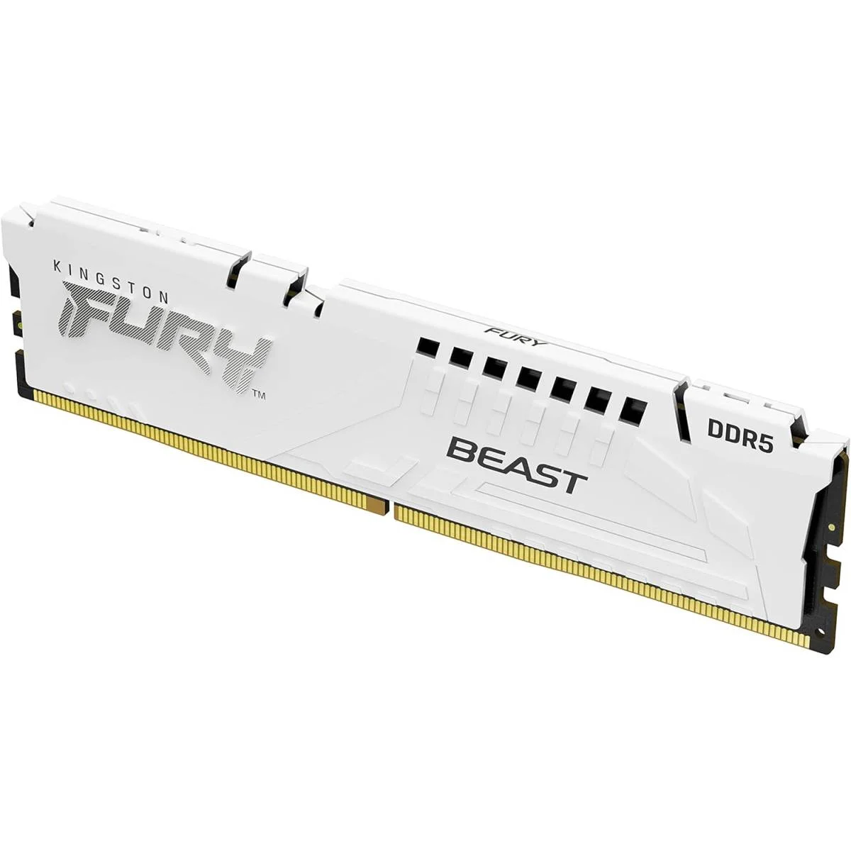 رام مكتبي Kingston FURY Beast سعة 16GB بتردد 5600MHz DDR5 - أبيض