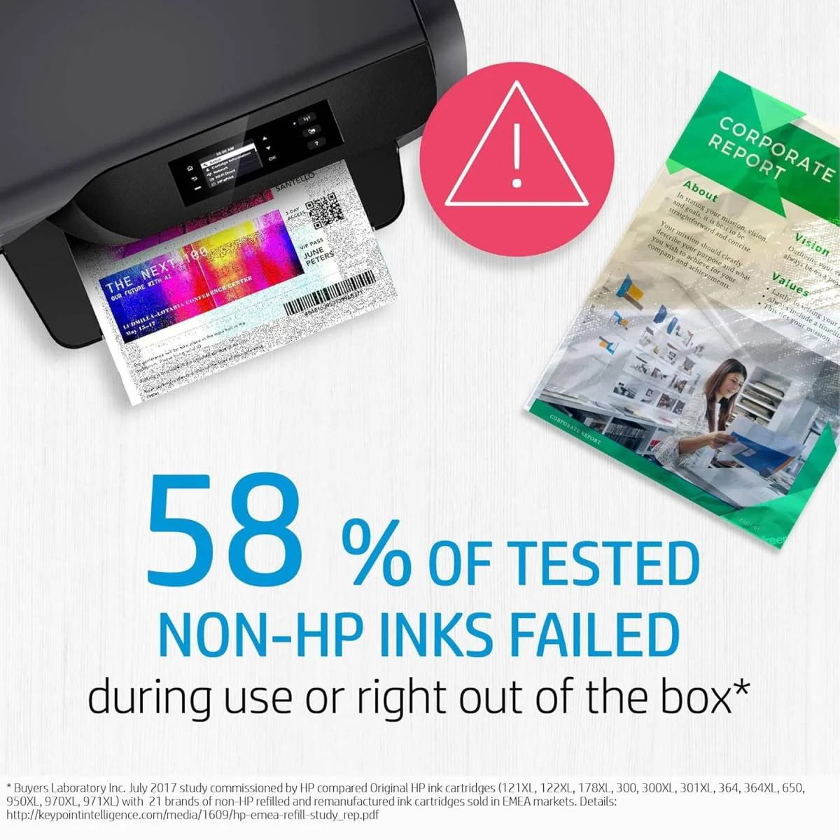 زجاجة حبر HP GT53XL سوداء أصلية 135 مل 1VV21AE إنتاجية 6000 صفحة - Image 3