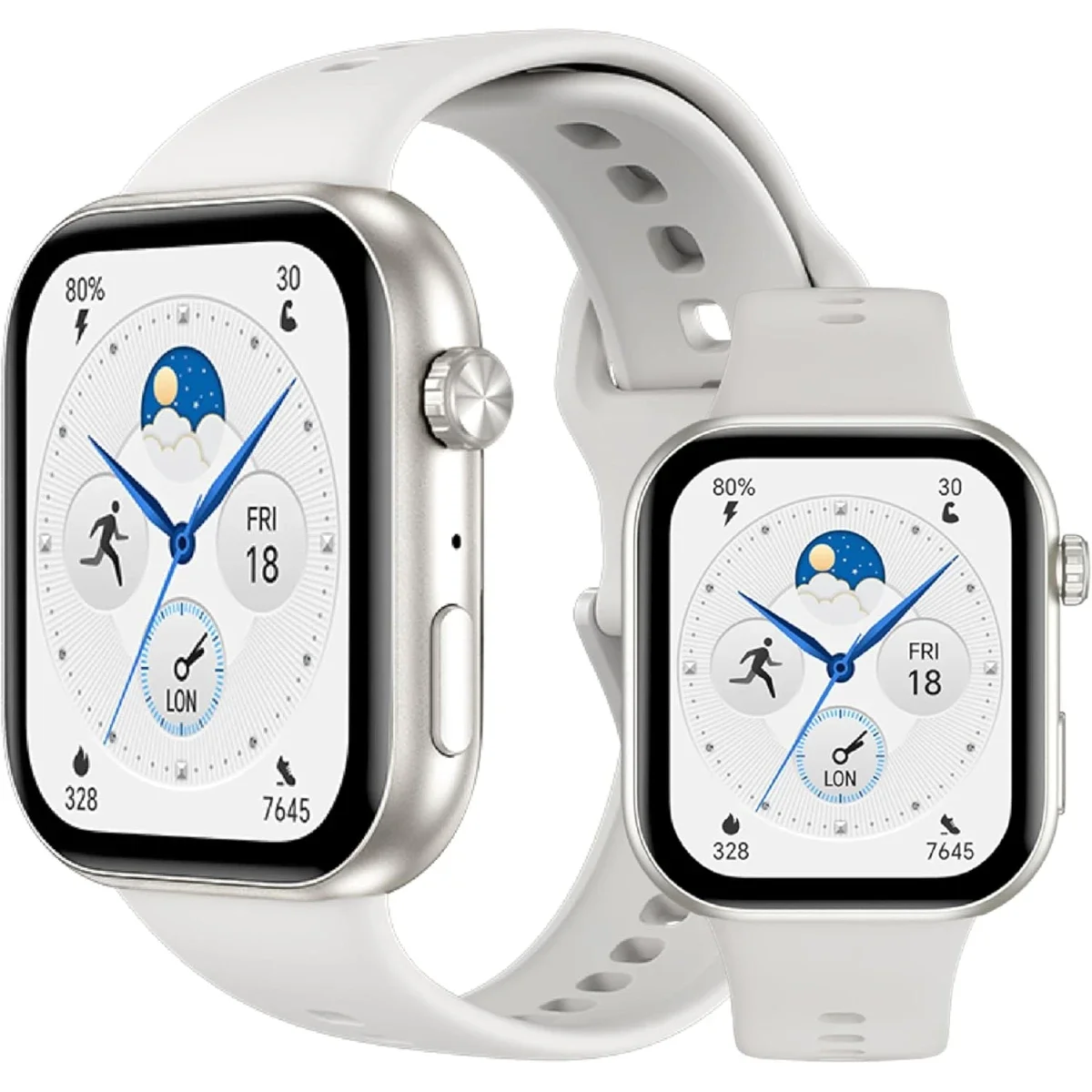 HONOR Choice Watch 2i Smartwatch with 1.85-Inch AMOLED Display, Bluetooth Calling, White