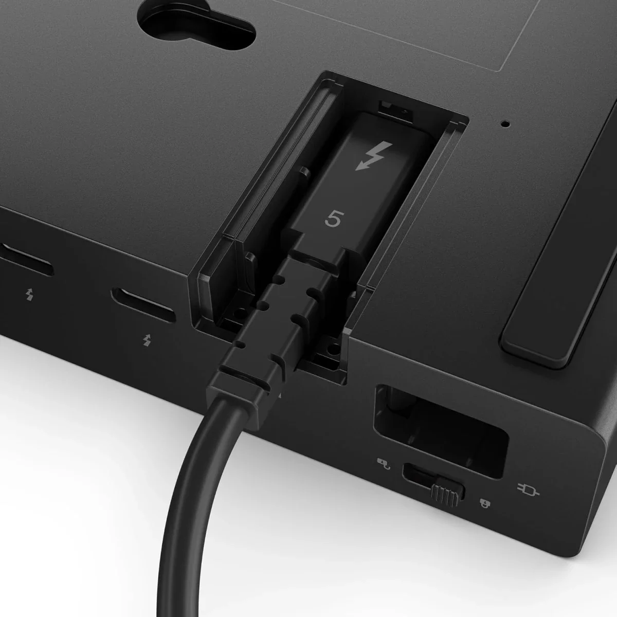 محطة إرساء Lenovo ThinkPad Thunderbolt 5 Smart Dock 7500 بسرعة 120Gbps وقدرة 180W أسود - Image 6