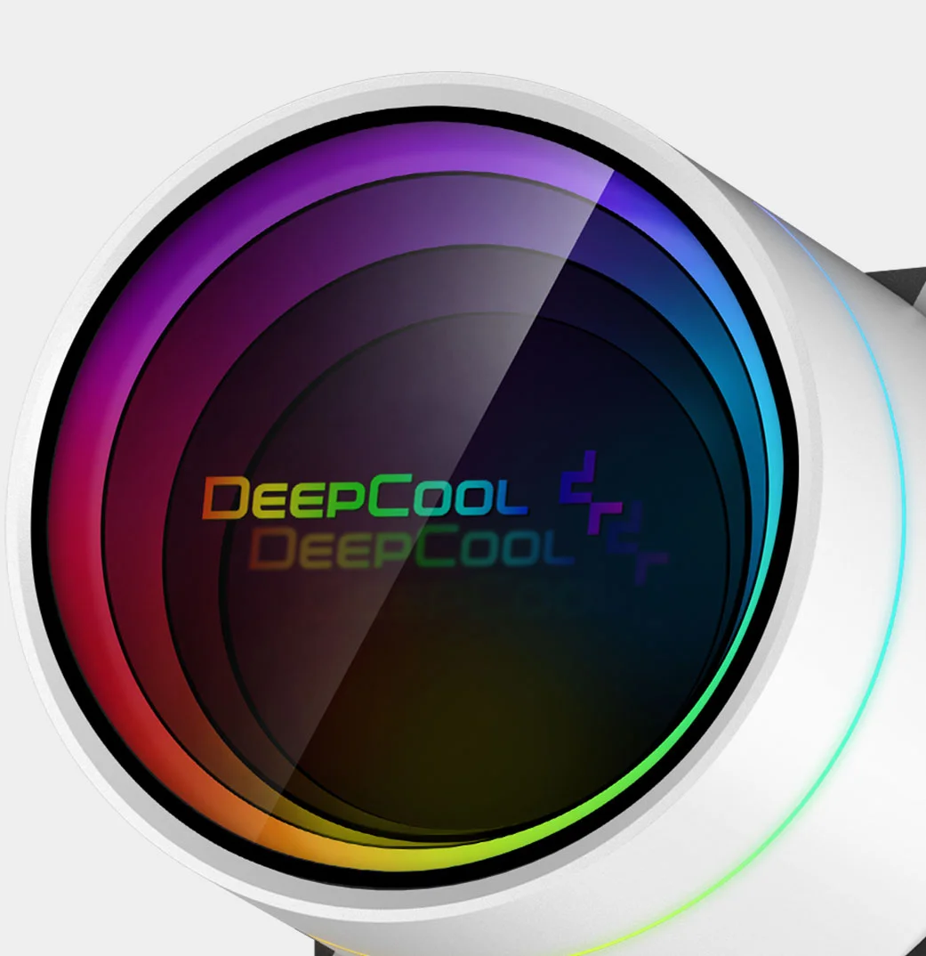 مبرد سائل للمعالج DeepCool CASTLE 240EX A-RGB أبيض 240mm - Thumbnail 6