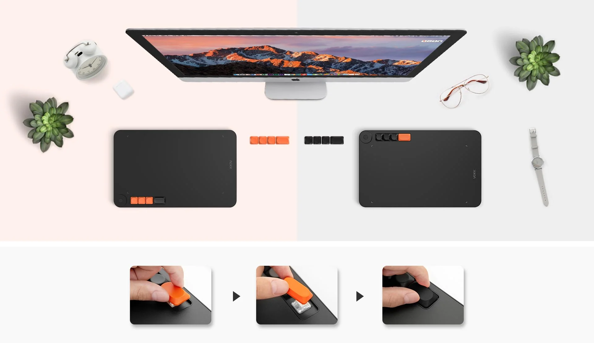 تابلت رسم VEIKK Voila L بمساحة 10×6 إنش و4 أزرار اختصار VO1060 - Image 12
