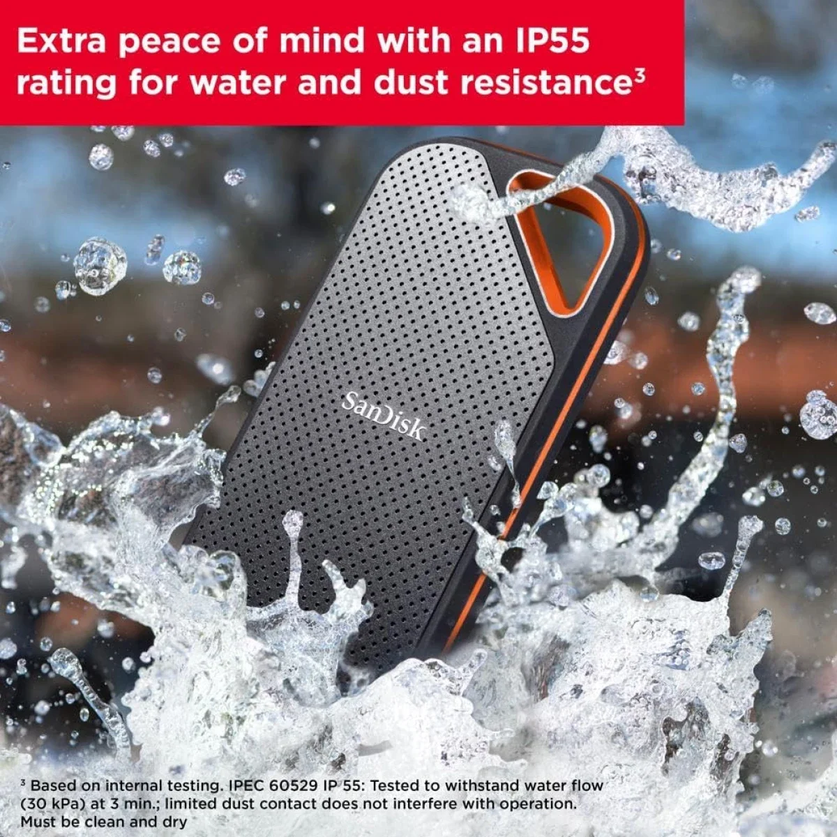 هارديسك SSD خارجية محمولة SanDisk Extreme PRO سعة 2TB USB-C USB 3.2 Gen 2x2 بسرعة تصل إلى 2000MB/s - Image 2