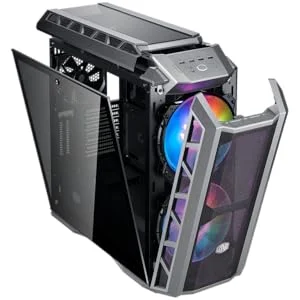 Cooler Master MasterCase H500P Mesh ARGB Mid-Tower PC Case with Tempered Glass Side Panel - White - Thumbnail 13