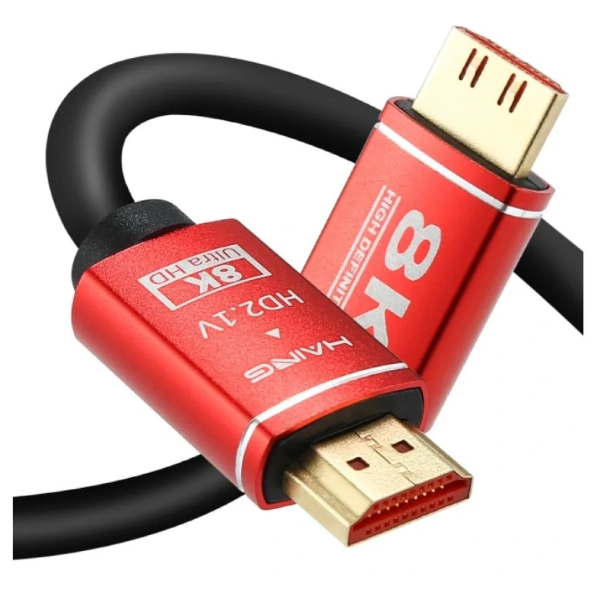 كيبل HAING HD8K02 HDMI 2.1 عالي السرعة HDTV بدقة 8K مع إيثرنت، 3 متر