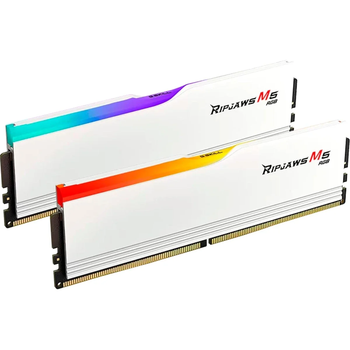 G.SKILL Ripjaws M5 RGB 32GB (2x16GB) DDR5 6000MT/s CL36 Desktop Memory Kit – White - Image 2