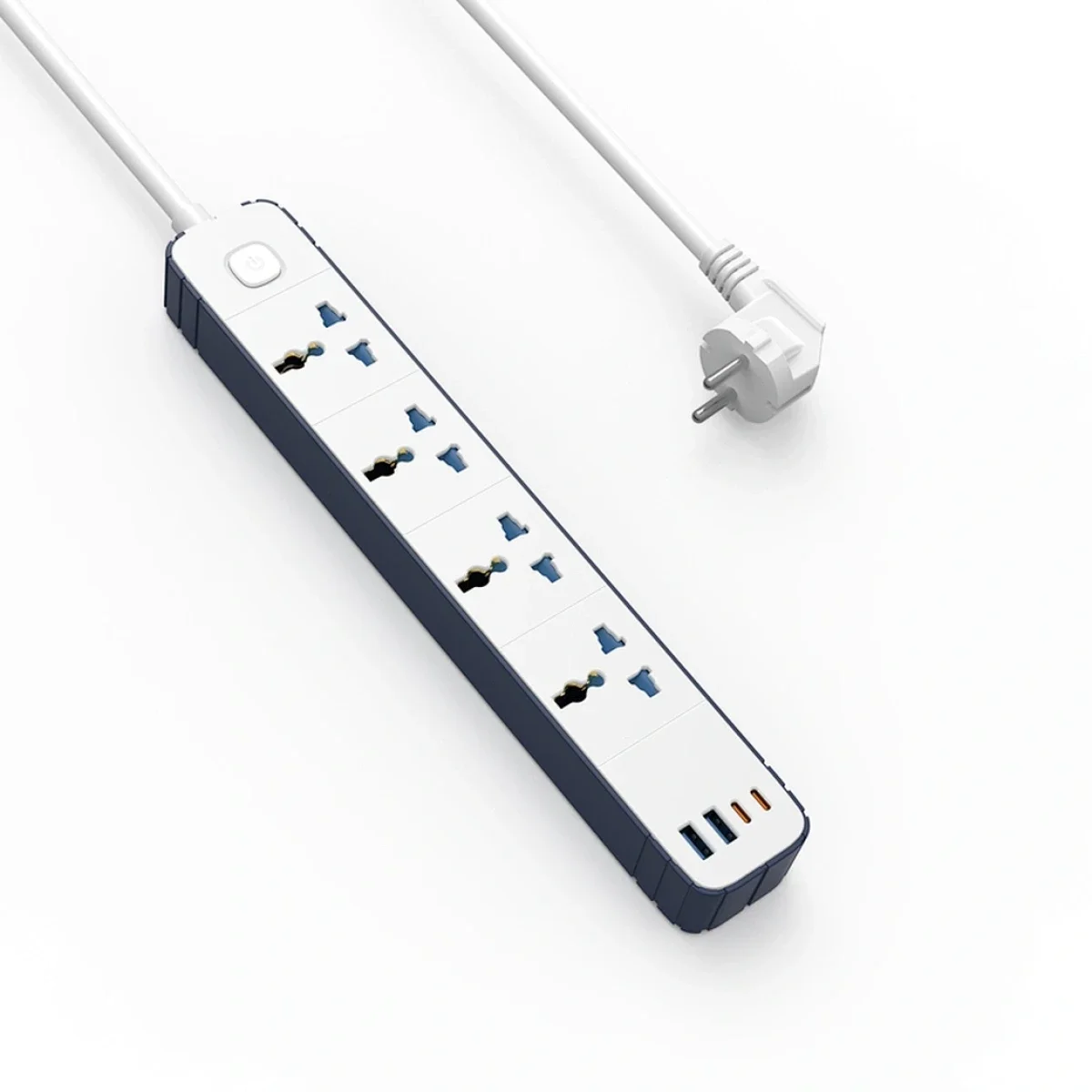 مشترك كهربائي WIWU Wi-S007 PS422 مدمج 8 في 1 بتقنية GaN وقدرة 20W