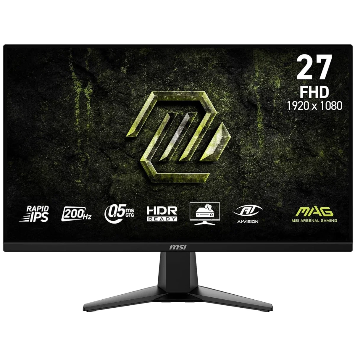 MSI 27-Inch Rapid IPS Full HD 200Hz Gaming Monitor with 0.5ms Response Time MAG 275F E20