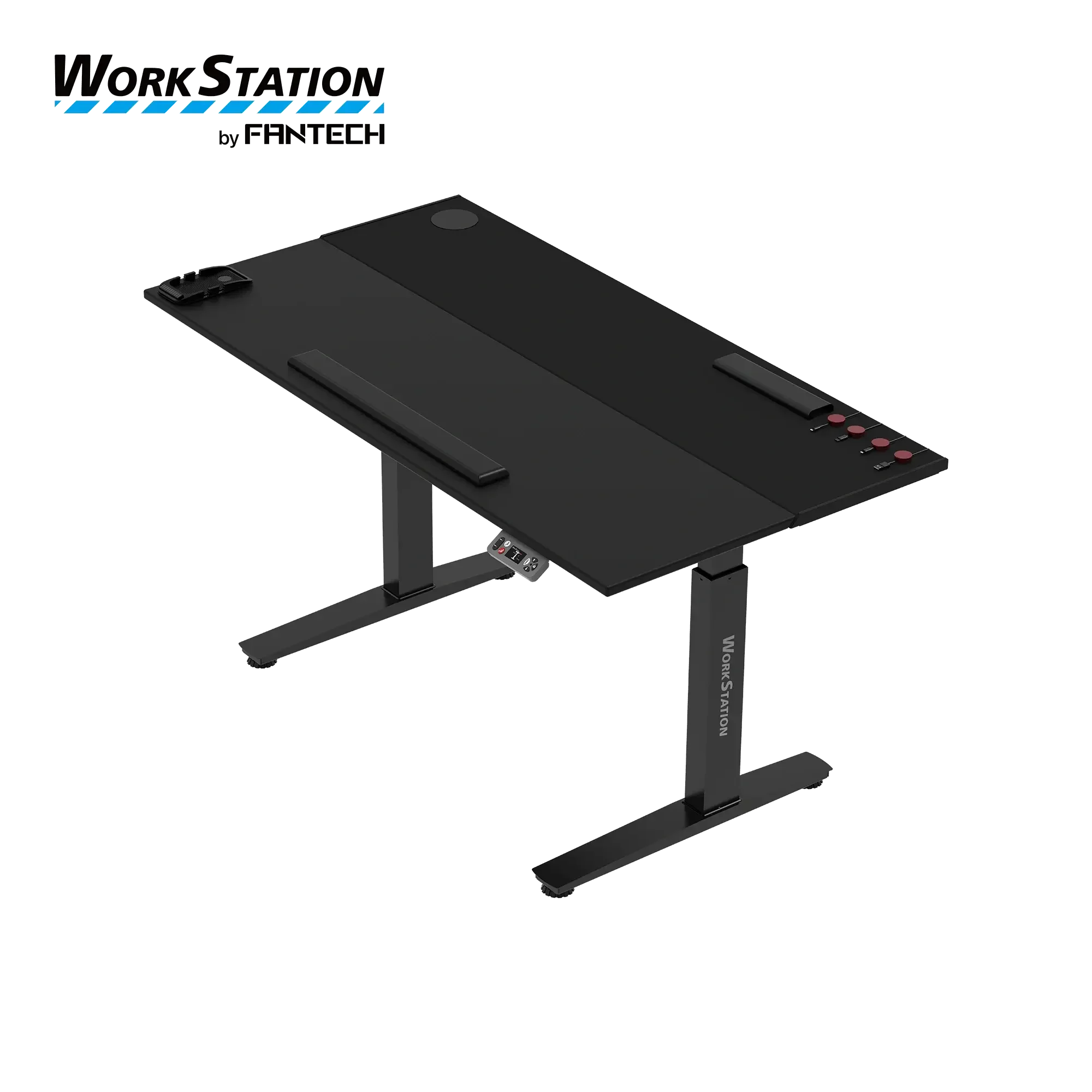 Fantech DW314 Workstation Zurich Electric Sit-Stand Tilt Height Adjustable Magnetic Gaming Desk - Image 7