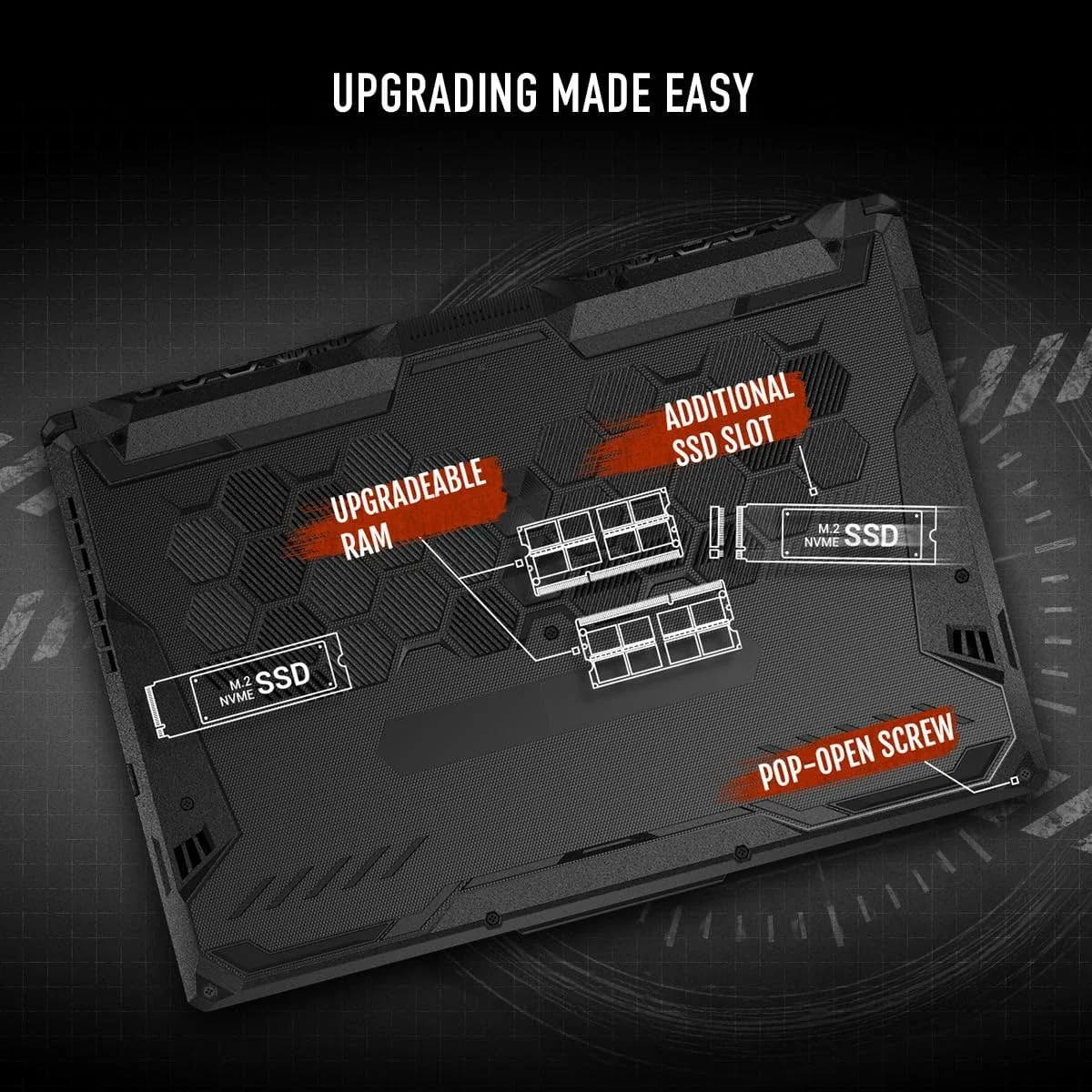 Asus TUF Gaming A16 FA607NU 16-Inch FHD+ 144Hz IPS Gaming Laptop Ryzen 5 7535HS RTX 4050 16GB RAM 512GB SSD Mecha Gray - Thumbnail 4
