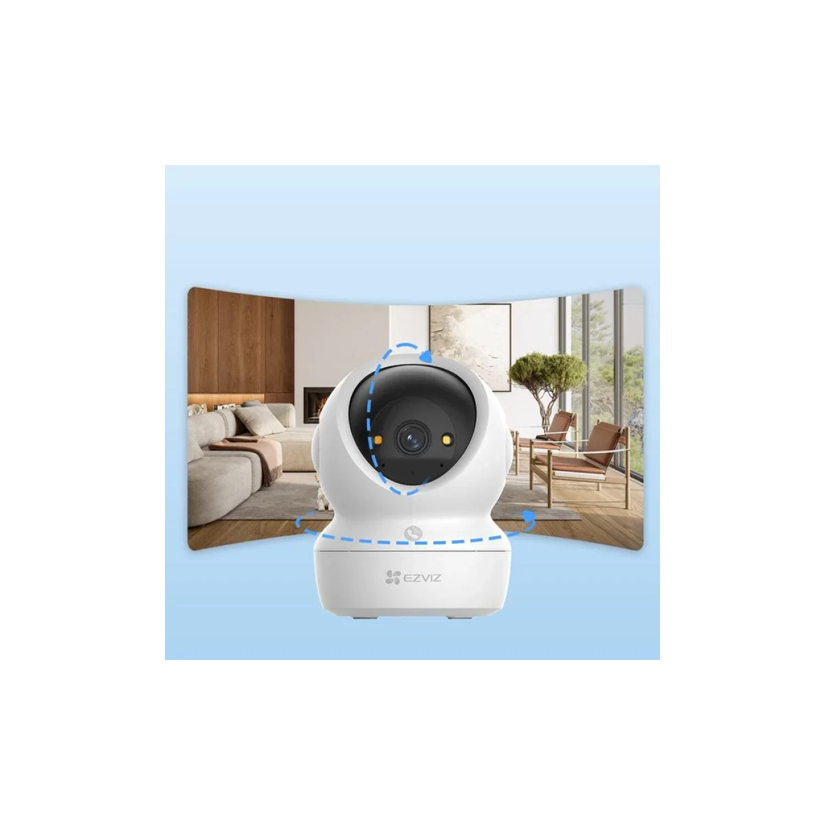 Ezviz H6c G1 3K Indoor Pan & Tilt Wi-Fi 6 Camera - Thumbnail 9