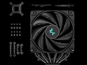 DeepCool AK620 Zero Dark CPU Air Cooler 260W TDP Dual-Tower with 2x120mm Fans - Image 12
