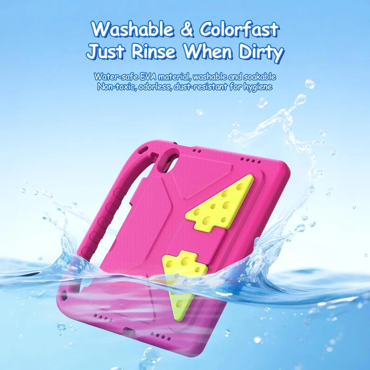 DUX DUCIS Puff Series Kids Case for Apple iPad 10 (2022) / iPad 11 (2025) - Pink - Image 4