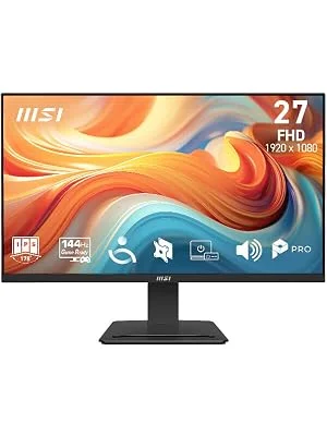 MSI 27-inch FHD IPS Monitor, 1920x1080, 144Hz, 1ms, HDR Ready, White – PRO MP273W E14A - Image 9
