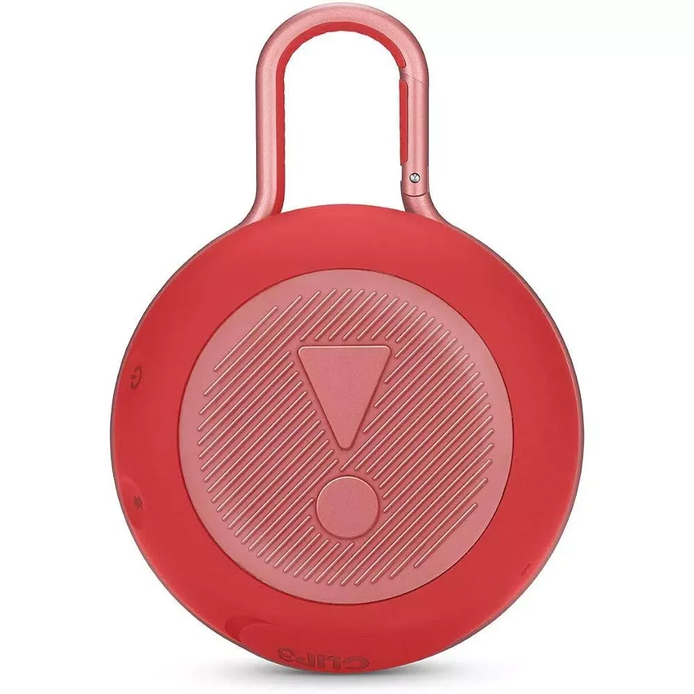 JBL Clip 3 Portable Waterproof Bluetooth Speaker, Red JBLCLIP3REDAM - Thumbnail 5