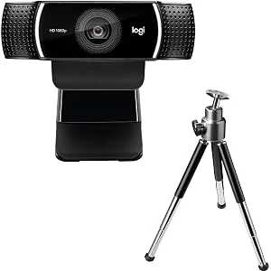 كاميرا ويب Logitech C922 Pro Stream بدقة Full HD 1080p مع حامل ثلاثي - Thumbnail 8