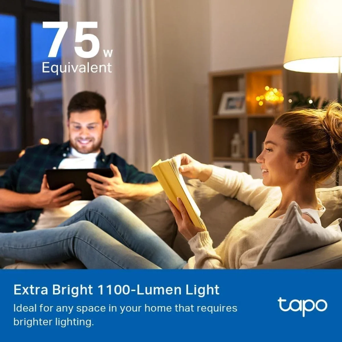 TP-LINK Tapo L535E Smart Wi-Fi Light Bulb 1100 Lumens RGBW Matter Certified - Image 4