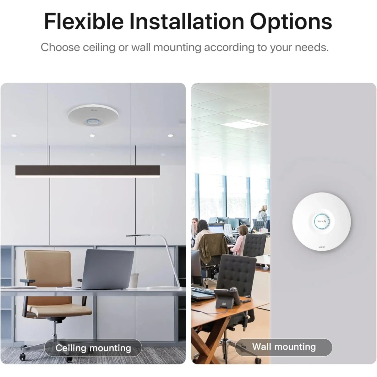نقطة وصول سقفية Tenda i36 BE5010 ثنائية النطاق Wi-Fi 7 - Image 4