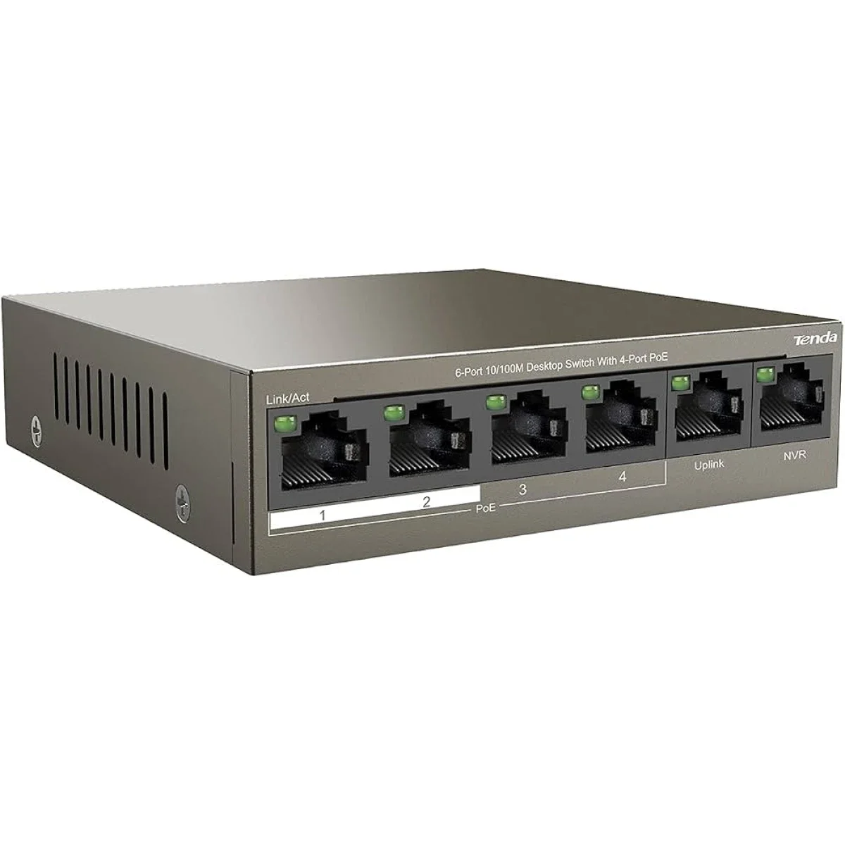 سويتش Tenda TEF1105P-4-63W غير مُدار 5 منافذ 10/100Mbps مع 4 منافذ PoE+ وطاقة 30 واط لكل منفذ وإجمالي 58-63 واط - Image 2