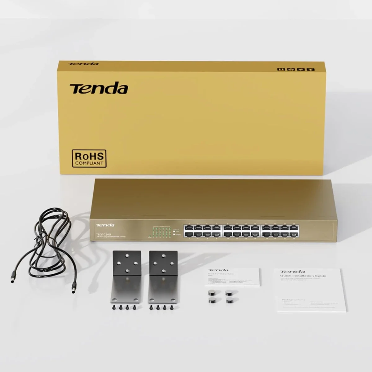 Tenda TEG1024G 24-Port Gigabit Unmanaged Rackmount Ethernet Switch - Image 6