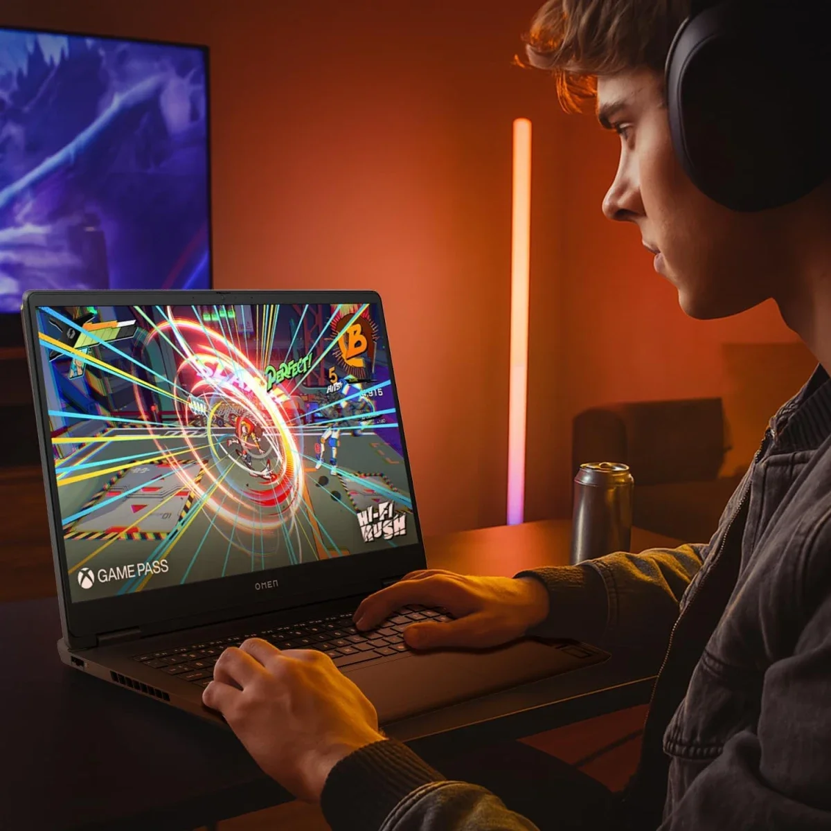 HP OMEN 17 17-db1002ne 17.3-inch Gaming Laptop, Ryzen AI 9 365, RTX 5070, 32GB RAM, 1TB SSD, 2.5K 240Hz IPS, Shadow Black - Thumbnail 6