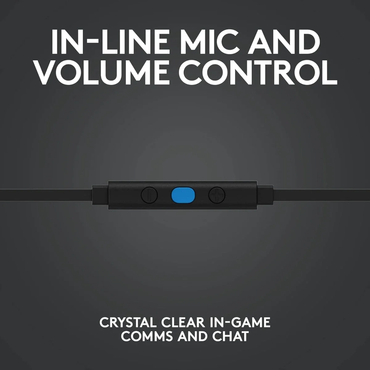 Logitech G333 Gaming Earphones with Dual Drivers, In-Line Mic and USB-C Adapter - Black - Image 9