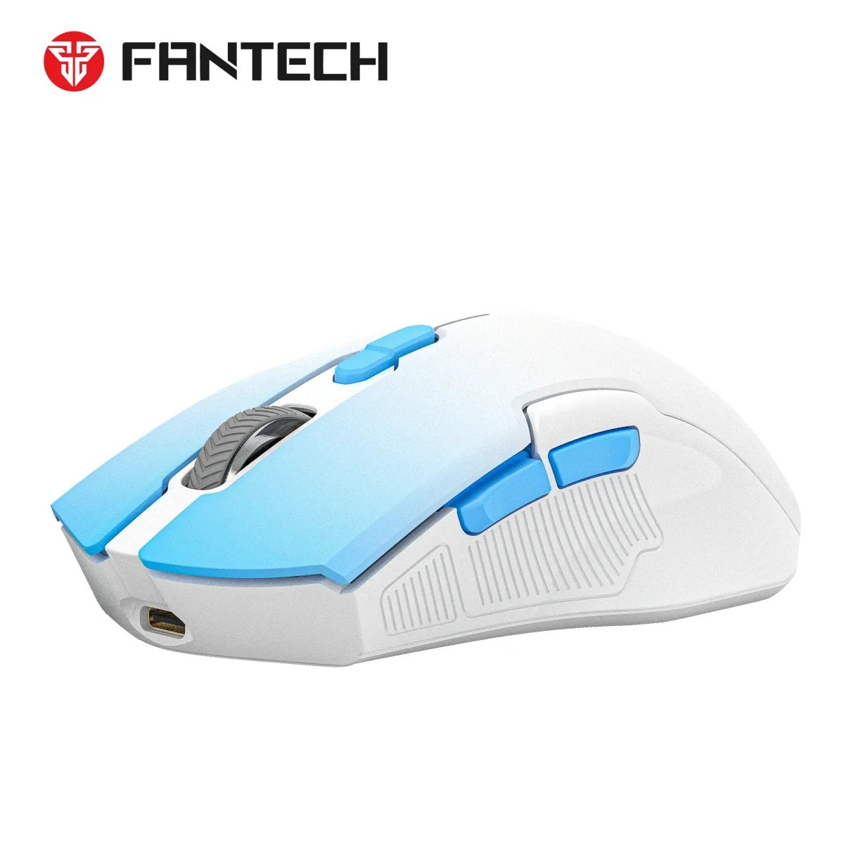 Fantech Cruiser II WG11V2RD Wireless Gaming Mouse 2400 DPI with Charging Dock - Blue - Image 3