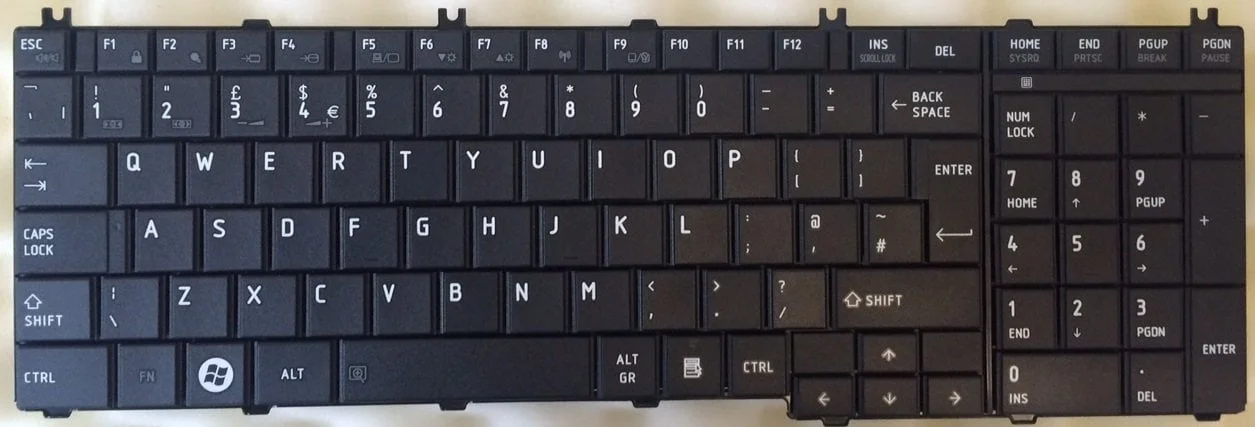 كيبورد لابتوب No-Brand AER15U00310 بديل متوافق مع Toshiba Satellite C660، إنجليزي وعربي