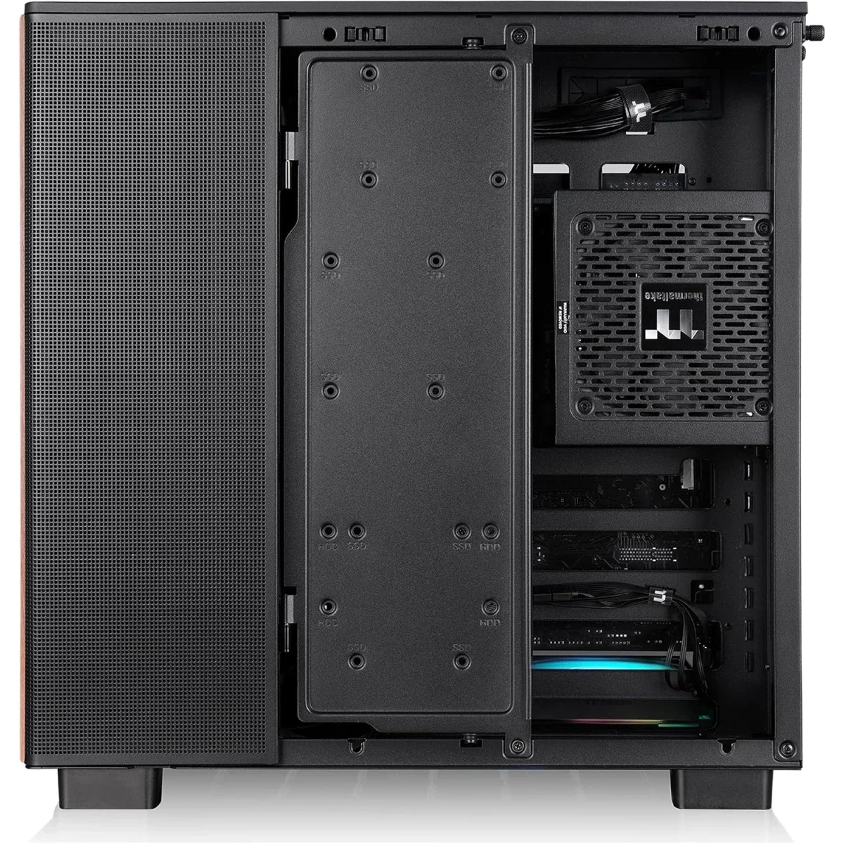 Thermaltake View 380 XL WS ARGB Mid-Tower PC Case Black - Image 6