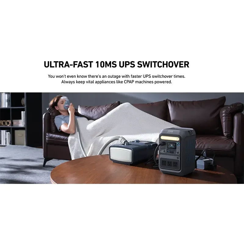محطة طاقة محمولة Anker SOLIX C300 سعة 288Wh وقدرة 300W رمادي غامق – A17222Z1 - Image 7