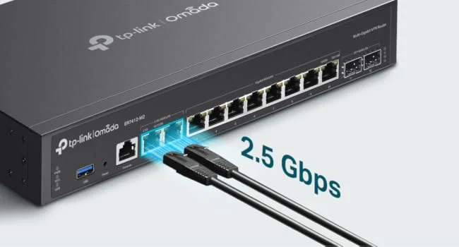 راوتر VPN متعدد الجيجابت TP-LINK ER7412-M2 Omada بمنفذي 2.5G - Thumbnail 5
