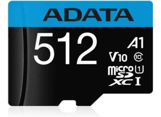 ADATA AUSDX512GUICL10A1-RA1-I 512GB microSD UHS-I Class 10 Memory Card