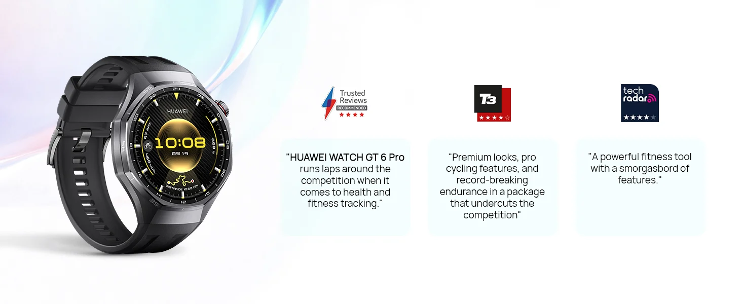 ساعة ذكية HUAWEI WATCH GT 6 Pro 46 مم GPS بشاشة AMOLED 1.47 إنش - بني - Image 13