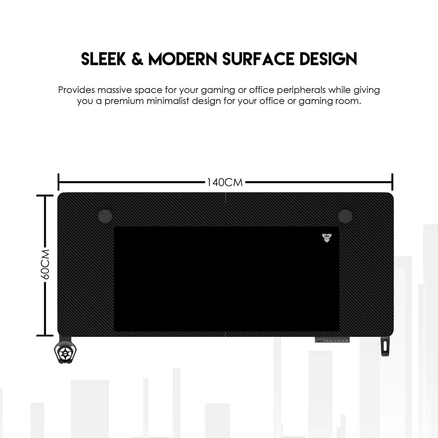 Fantech GD914 Adjustable Rising Desk Black - Thumbnail 5