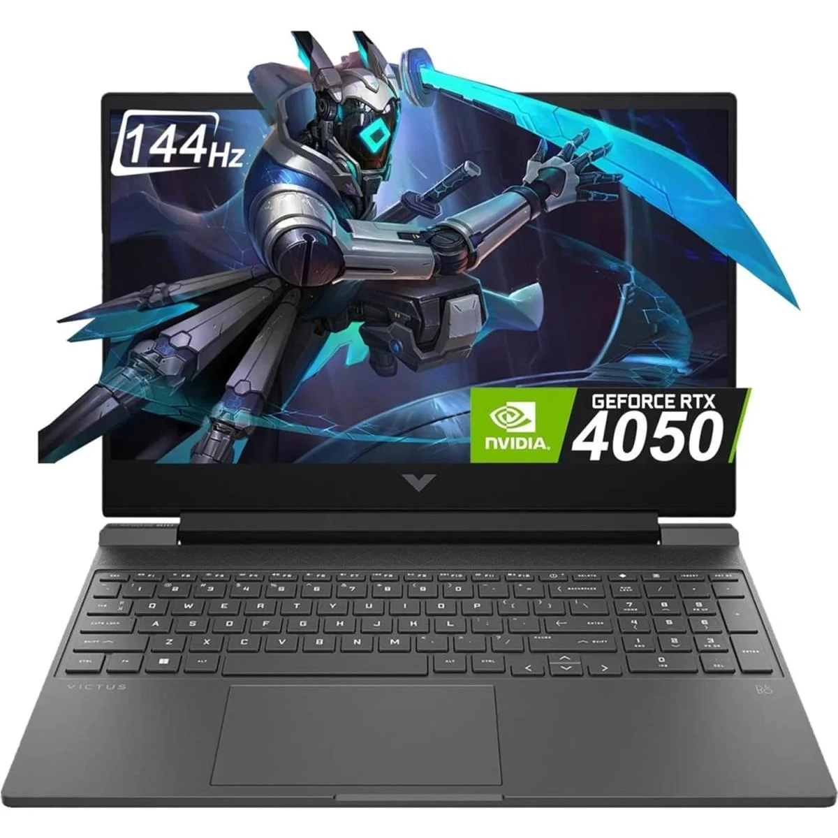 لابتوب ألعاب HP Victus 15-FA2082WM مقاس 15.6 إنش FHD بتردد 144 هرتز، Core i5-13420H، RTX 4050، رام 16GB، SSD 512GB
