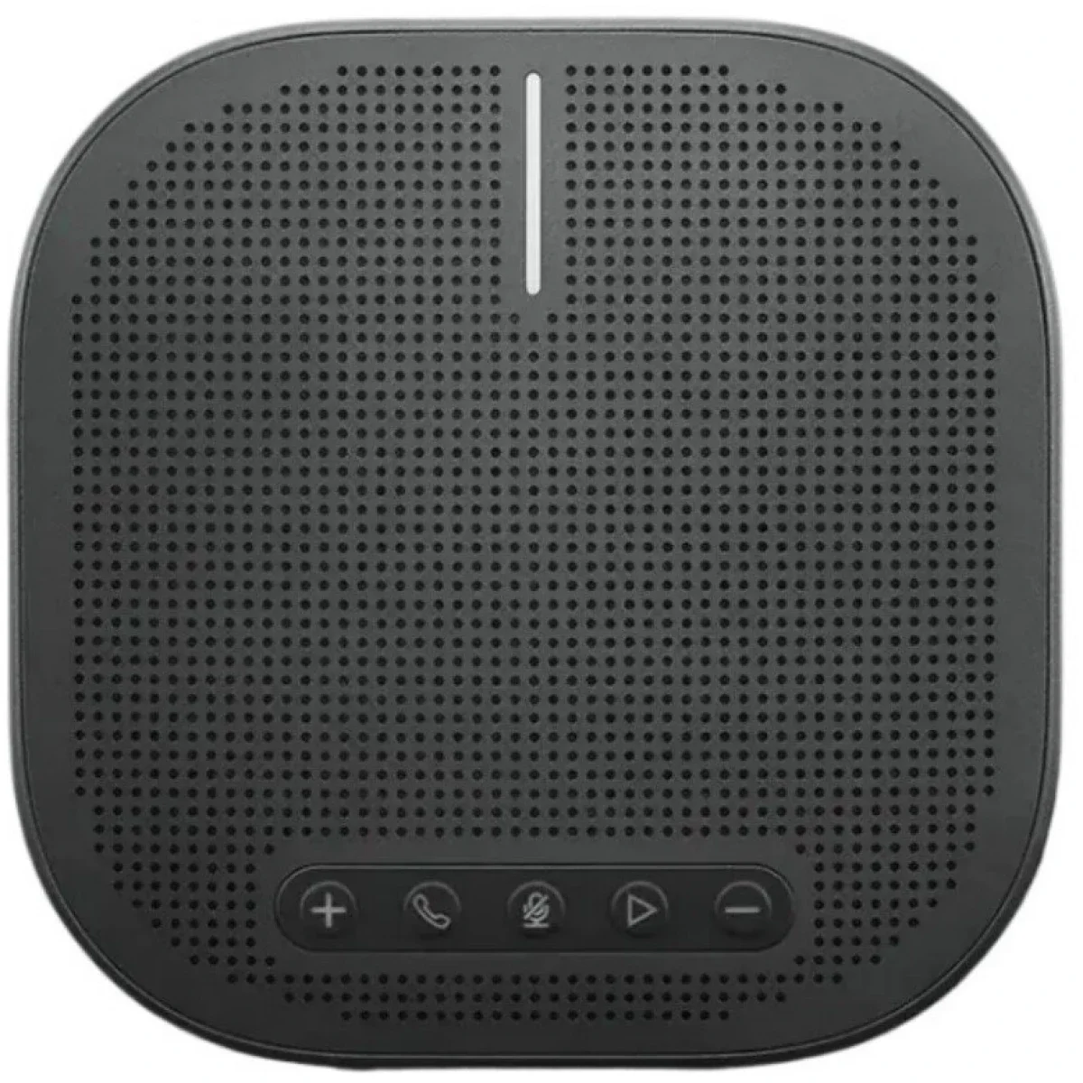 Lenovo Wireless VoIP Speakerphone with Bluetooth & USB-C, 4 Microphones, 6500mAh, Black