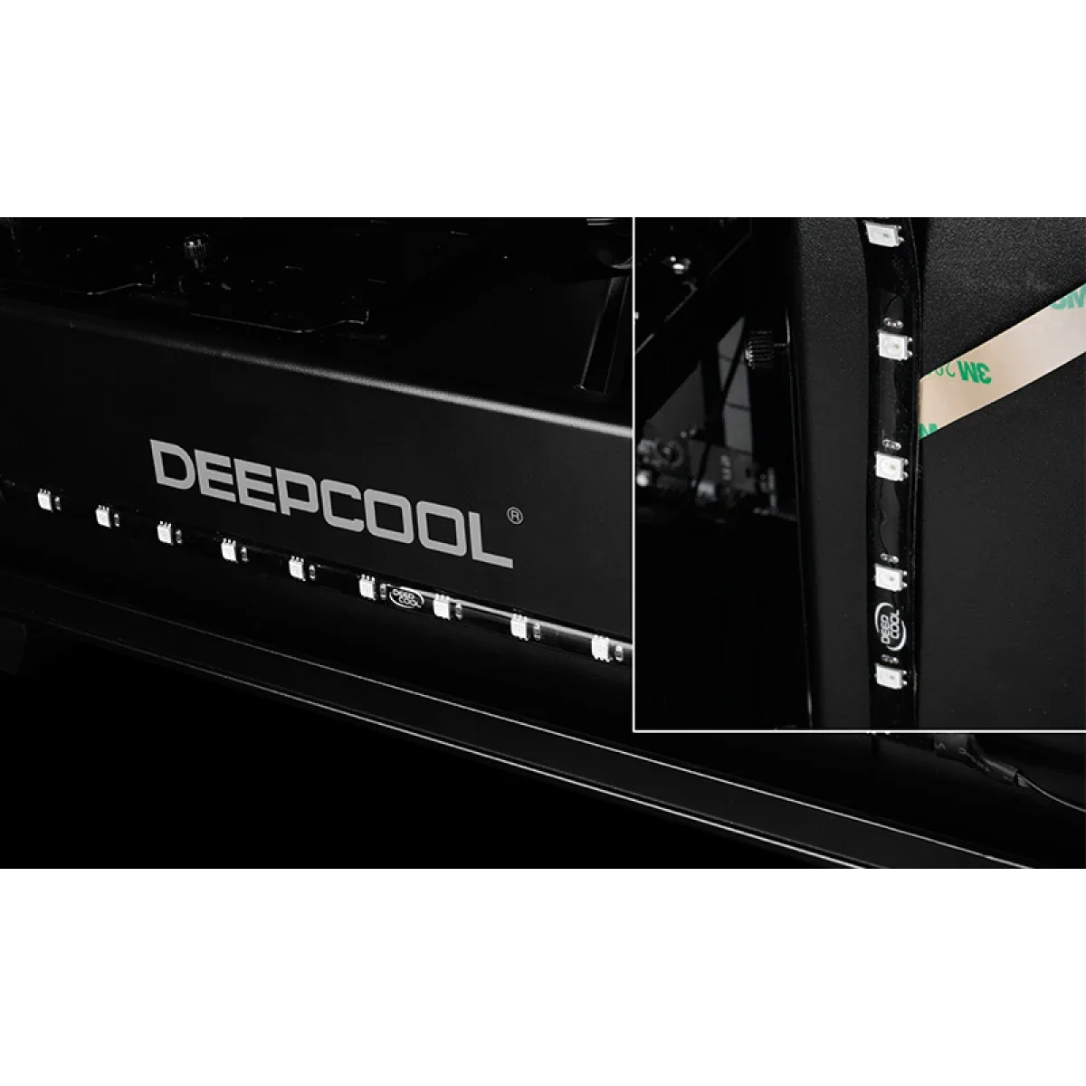 مجموعة إضاءة شرائط LED RGB مغناطيسية DeepCool RGB 200 EX - Thumbnail 6