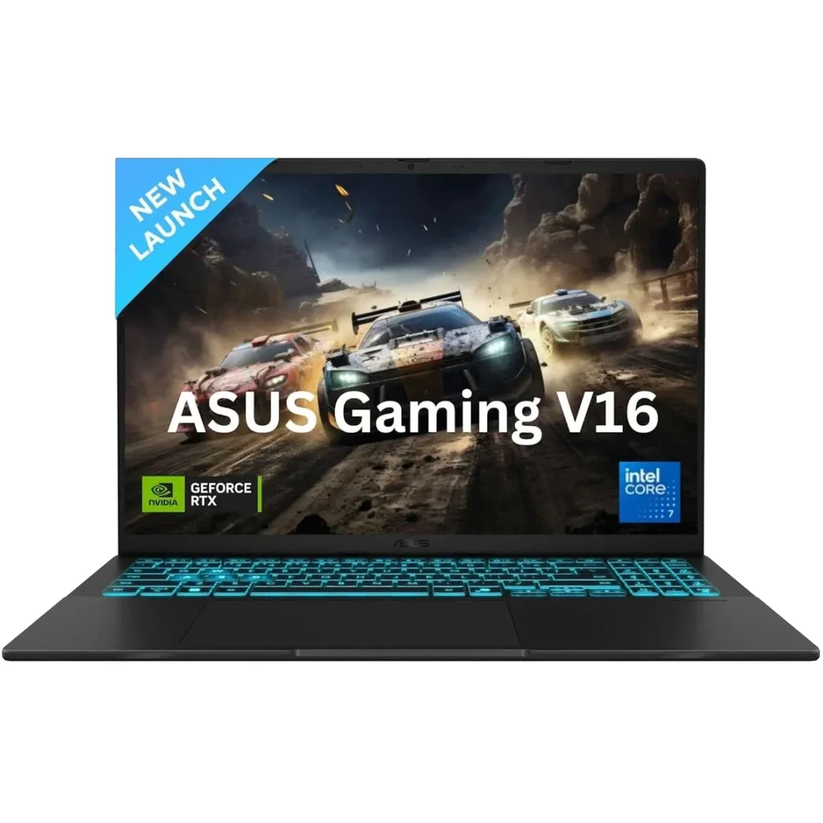 Asus V16 V3607VH Gaming Laptop 16-inch WUXGA 144Hz Intel Core 7 240H RTX 5050 16GB RAM 1TB SSD Matte Black