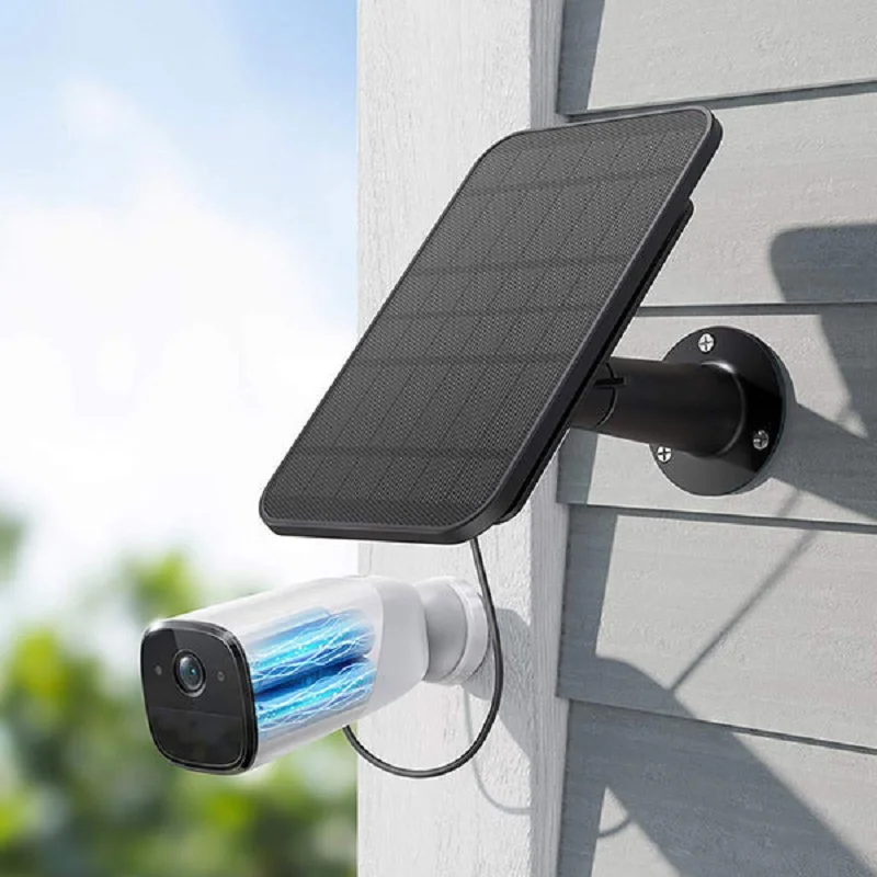 شاحن لوح شمسي Anker T8700011 لكاميرات EufyCam للاستخدام الخارجي IP64 مع كيبل 4 متر وبكرة - Image 2