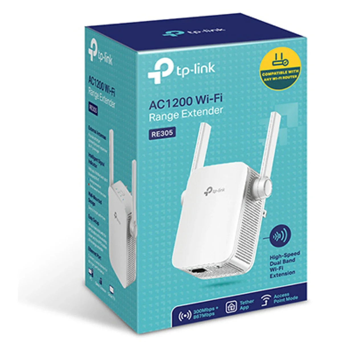 موسع نطاق واي فاي TP-LINK RE305 مزدوج النطاق AC1200