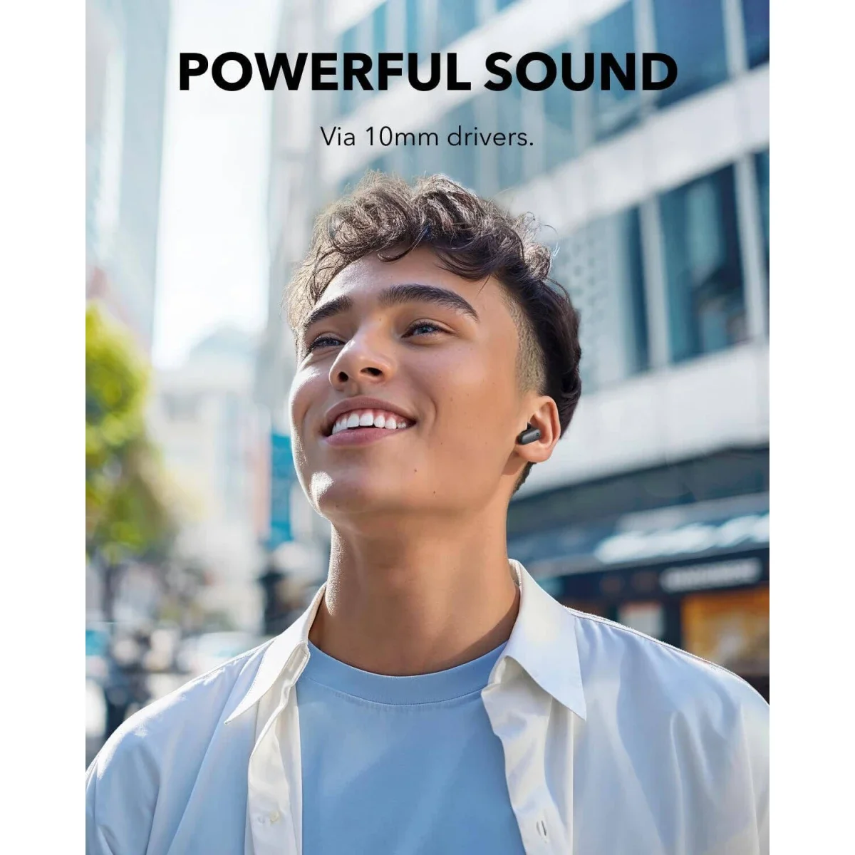 سماعات Anker Soundcore R50i NC لاسلكية، إلغاء ضوضاء، تشغيل 45 ساعة، Bluetooth 5.4، أسود - Thumbnail 5