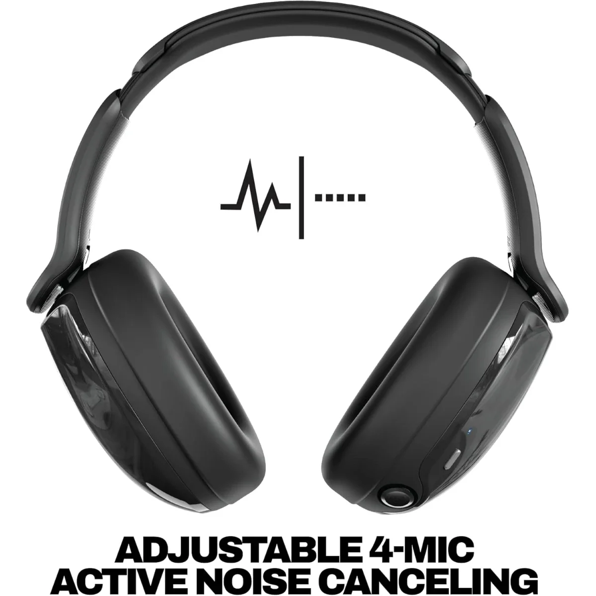 سماعات رأس Skullcandy Hesh 540 ANC لاسلكية فوق الأذن بتقنية Bluetooth وصوت THX Spatial Audio وبطارية حتى 65 ساعة - أسود حقيقي - Thumbnail 2