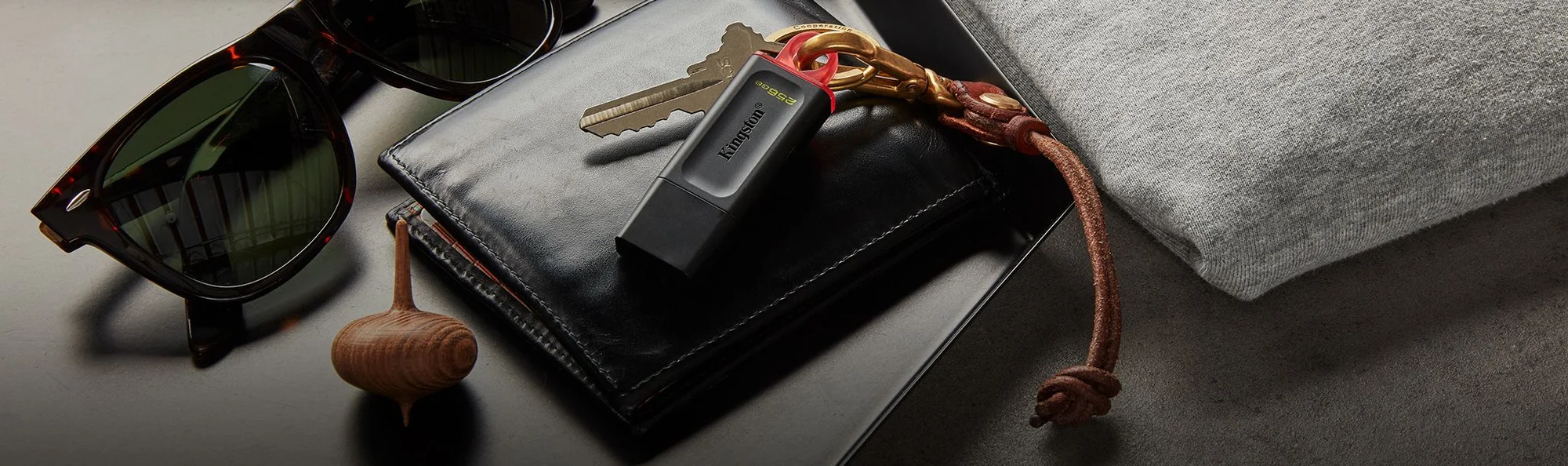 فلاش USB Kingston DataTraveler Exodia بسعة 128GB وUSB 3.2 - Thumbnail 2