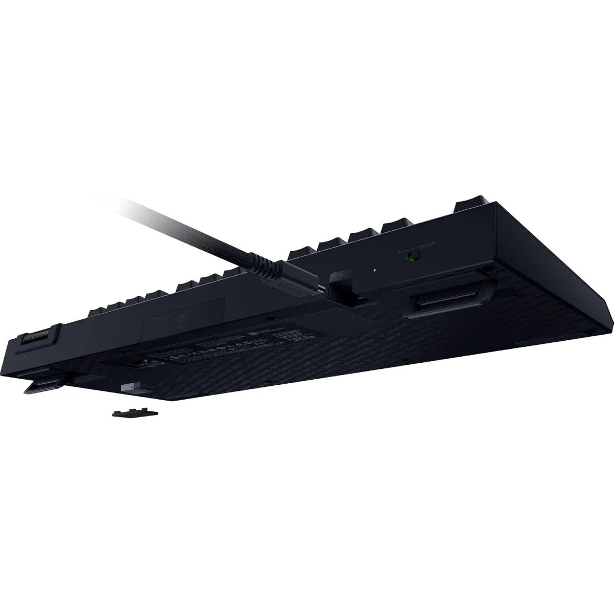 Razer BlackWidow V4 Tenkeyless HyperSpeed Wireless Hot-Swappable Gaming Keyboard, Orange Tactile Switches, Bluetooth & HyperSpeed 1000Hz, Snap Tap, US QWERTY - Black - Image 3