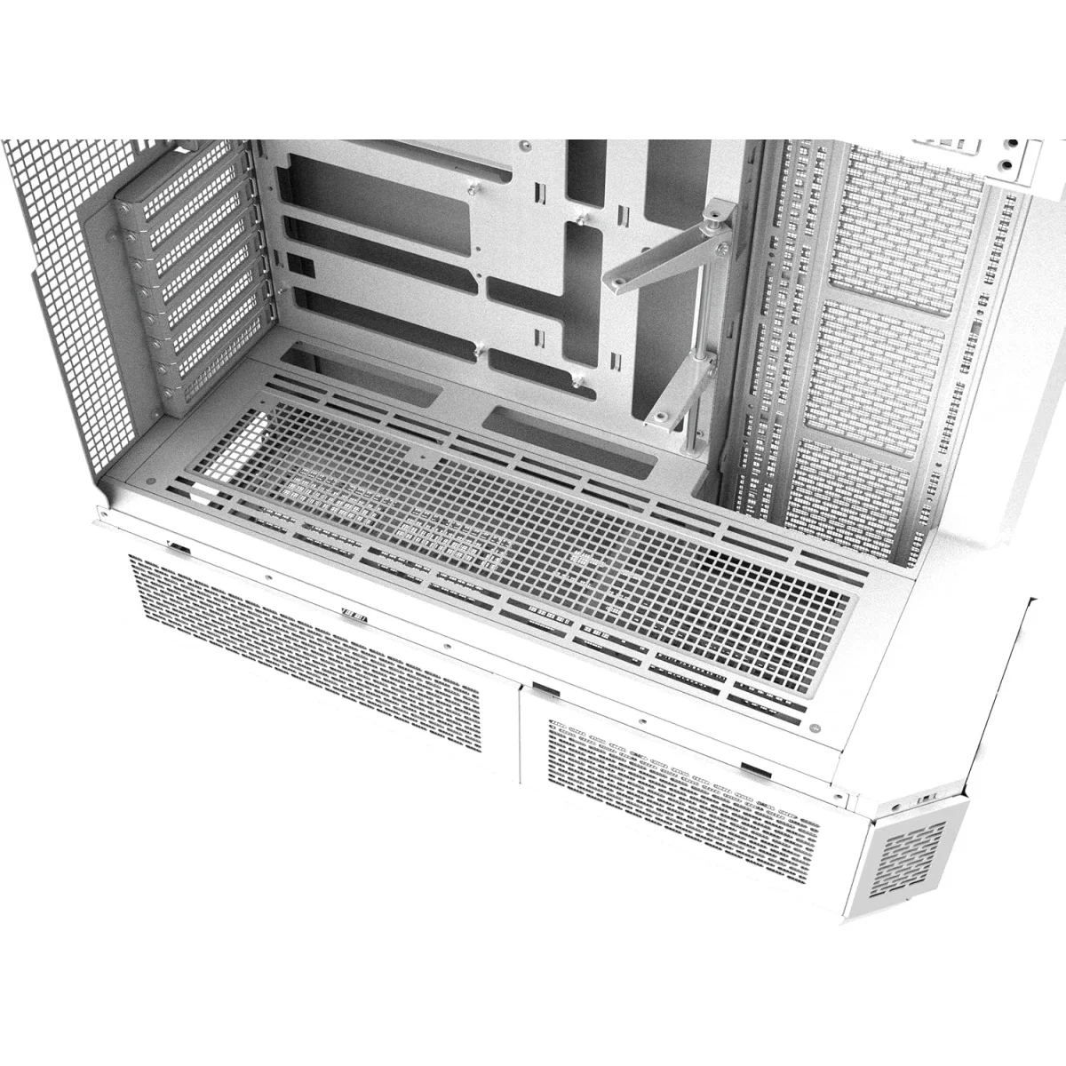 Thermaltake View 600 TG Full Tower PC Case with 420mm Radiator Support and 6.0" LCD Panel Kit Snow White - Thumbnail 5